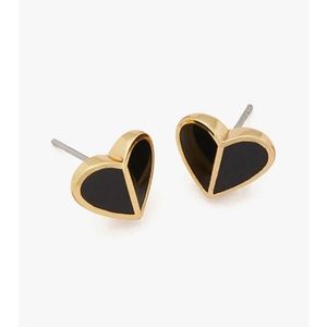kate spade heritage spade small heart studs